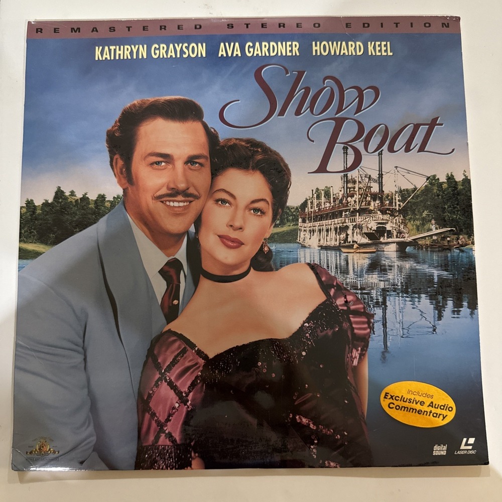 Show‎ Boat LaserDisc Remastered Stereo Edition 1951 MGM Musical Grayson Gardner